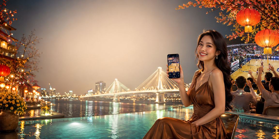 Người dùng Cần Thơ theo dõi bóng rổ và đặt kèo qua 990k9 bên ly cà phê sáng