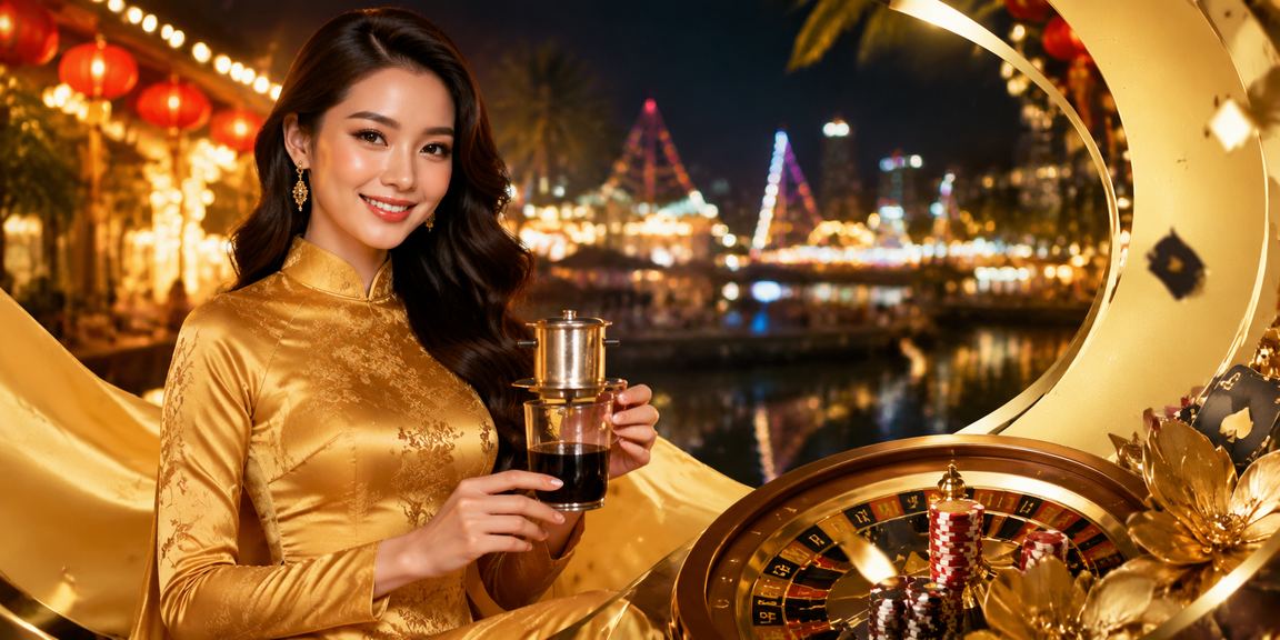 Người chơi VIP tại Nha Trang mặc áo dài đăng nhập tài khoản casino trực tuyến